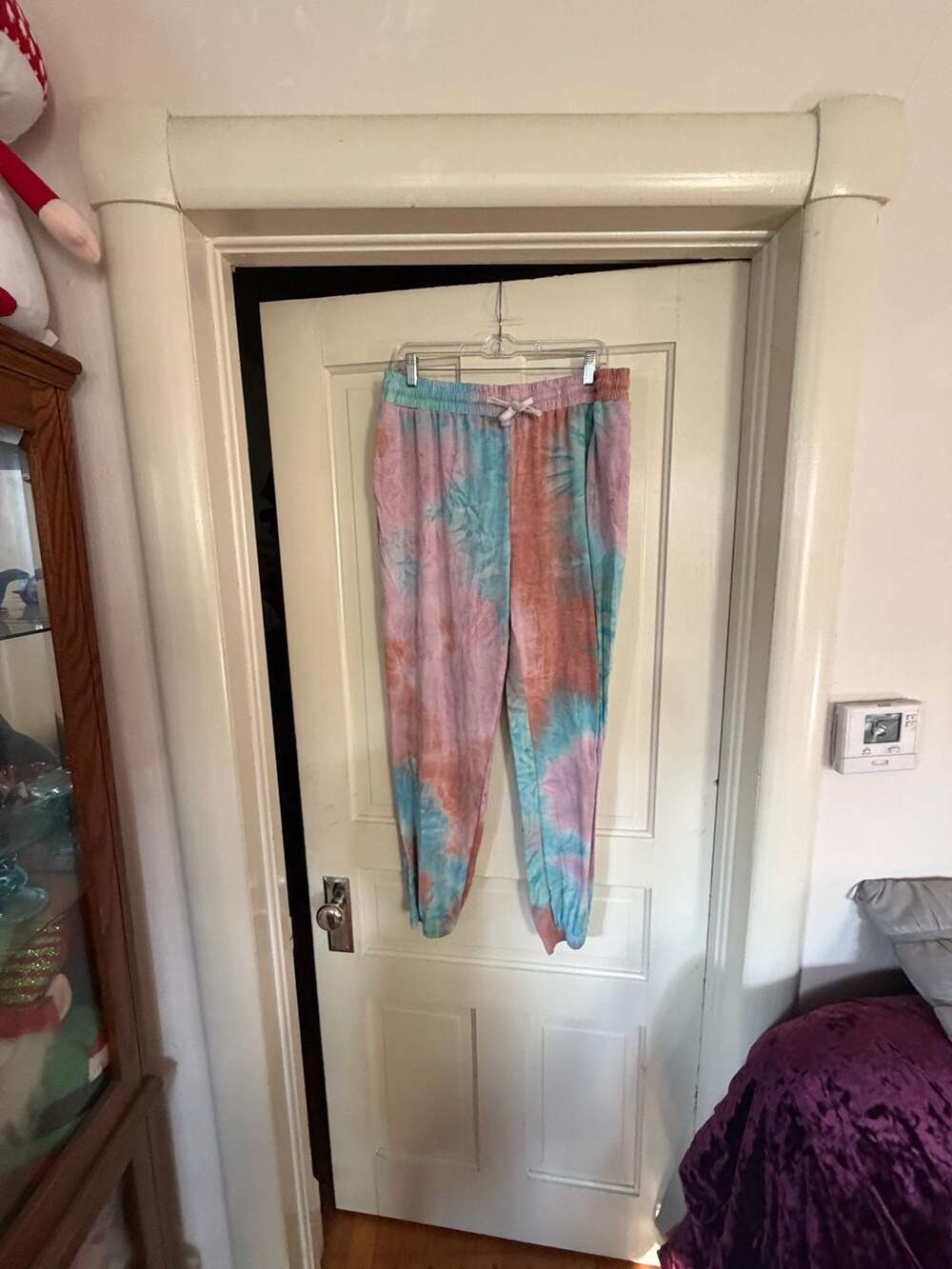 Unbranded Multicolor Tie Dye Lounge Jogger Pants Drawstring XXL